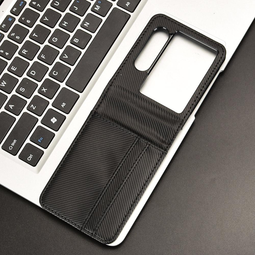 For ZTE nubia Flip2 5G Etui PU Lær+PC Kortholder Mobiltelefondeksel