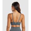 Gymshark Vital Seamless V Neck Sports Bra Strong Grey  Marl B3a4k gcsV