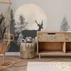 Fun-L039 Cartoon Forest Elk Bedroom Living Room Home Background Wall Landscaping Decorative Wall Stickers