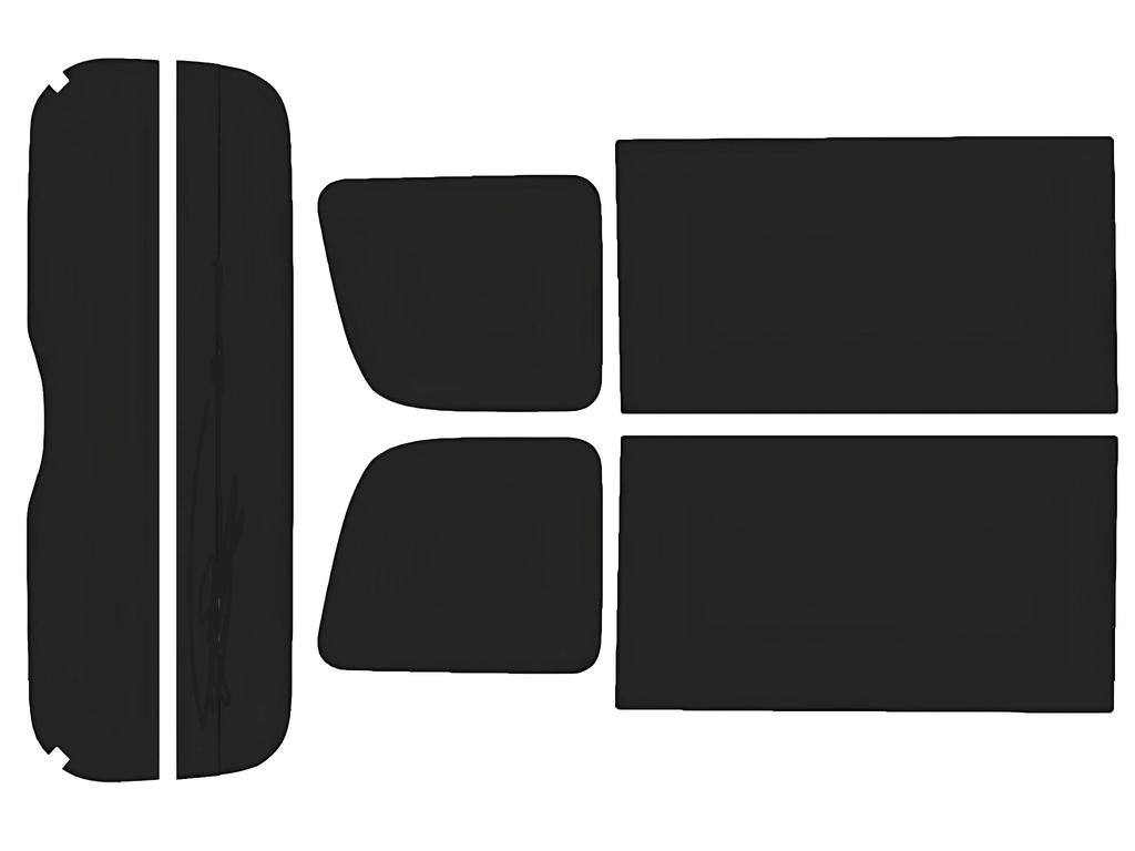 MOS SHIELD Car Made in Rear Hard UV for Every High Roof Vans Film, Japan, Set, 2-Layer, Smoke, Protection, DA17V/DA17W Wagons,