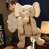 Soft Elephant Plush Toy Cute Stuffed Elephant Companion Doll Elephant Plushy  Bedside Ornament