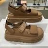2024 Summer Comfortable Thick Bottom Open Toe Velcro Strap Fashion Sandals for Beach