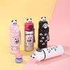 MRSIKEY Cartoon Panda Kids 316 Stainless Steel Straw Water Bottle