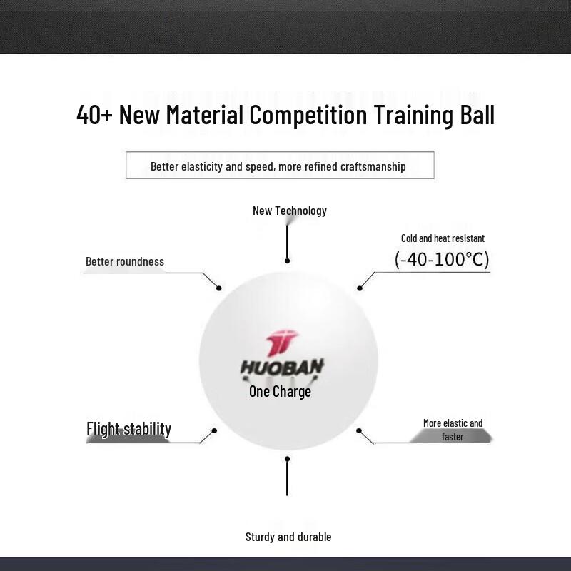 Sports Partner High-Elastic Table Tennis Balls