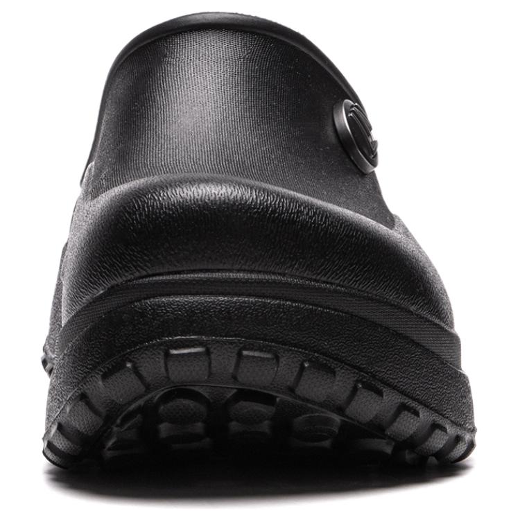 Li Ning Project* Muller Trendige Anti-Abrieb Zehenfreie Hausschuhe Damen Hausschuhe Schwarz AGAU020-4