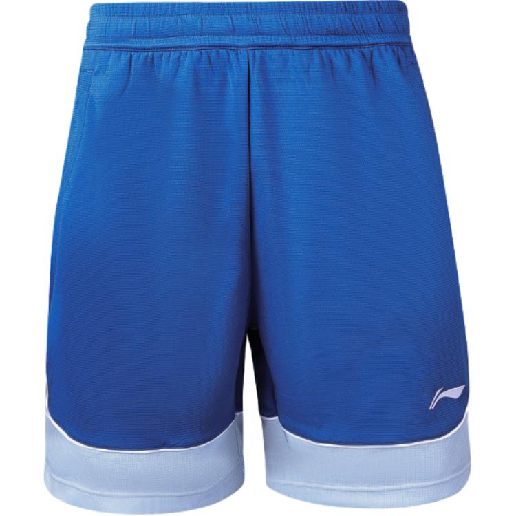 Li Ning Basketball Shorts Men s Deep Sea Blue Thin 0212- S
