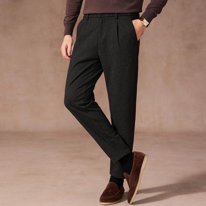 Zhuangji Men's Casual Straight-Leg Pants JGD5X4R9005