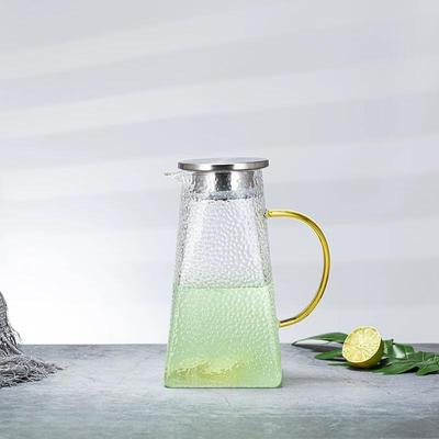 Shanshou Thickened Glass Hammered Cold Water Pitcher Set