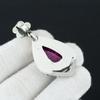 Kashmir Ruby Gemstone Pendant, 925 Sterling Silver Jewelry Pendant, Ruby Gemstone Jewelry Pendant For Women, Pendant For Gifts For Her