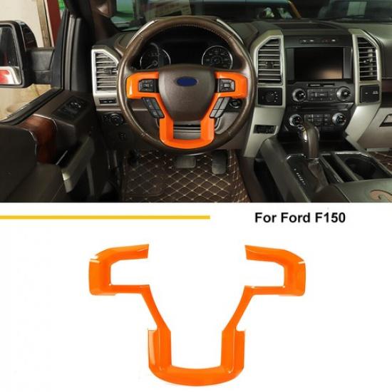 Orange Car Exterior Interior Full Trim Covers for Ford F150 15-20 Accessories