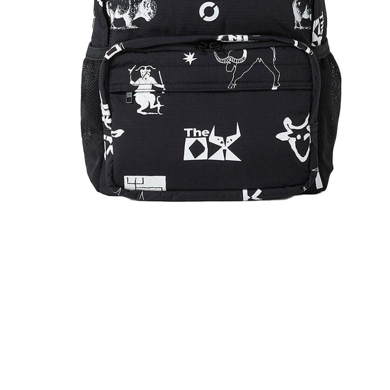 Kenzo Capsule Collection Sign & Symbol Irregular Print Backpack Women Backpack Black FB55SA213FQ7-99
