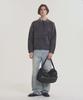 NOISE Coloring Brushed Oversized Knit - Charcoal