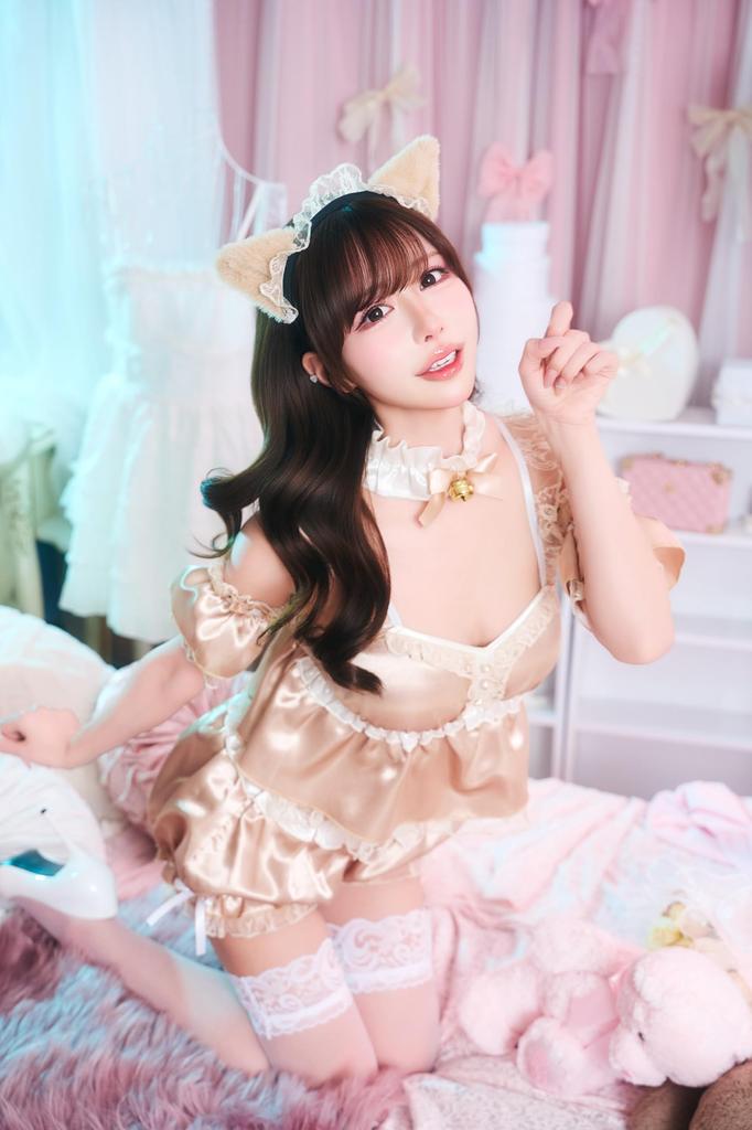 [Clearstone] Poppy Doll Cosplay Halloween Negligee Kitty Women's Brown