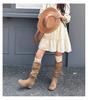 Fashion Fall/Winter 2025 Retro Thong Boots Summer Brown Platform Boots
