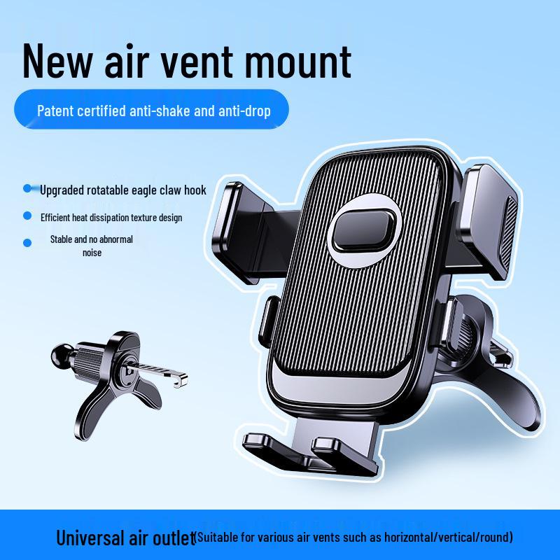 2026 Multi-Functional Car Phone Holder - Suction Cup & Air Vent Mount for Navigation