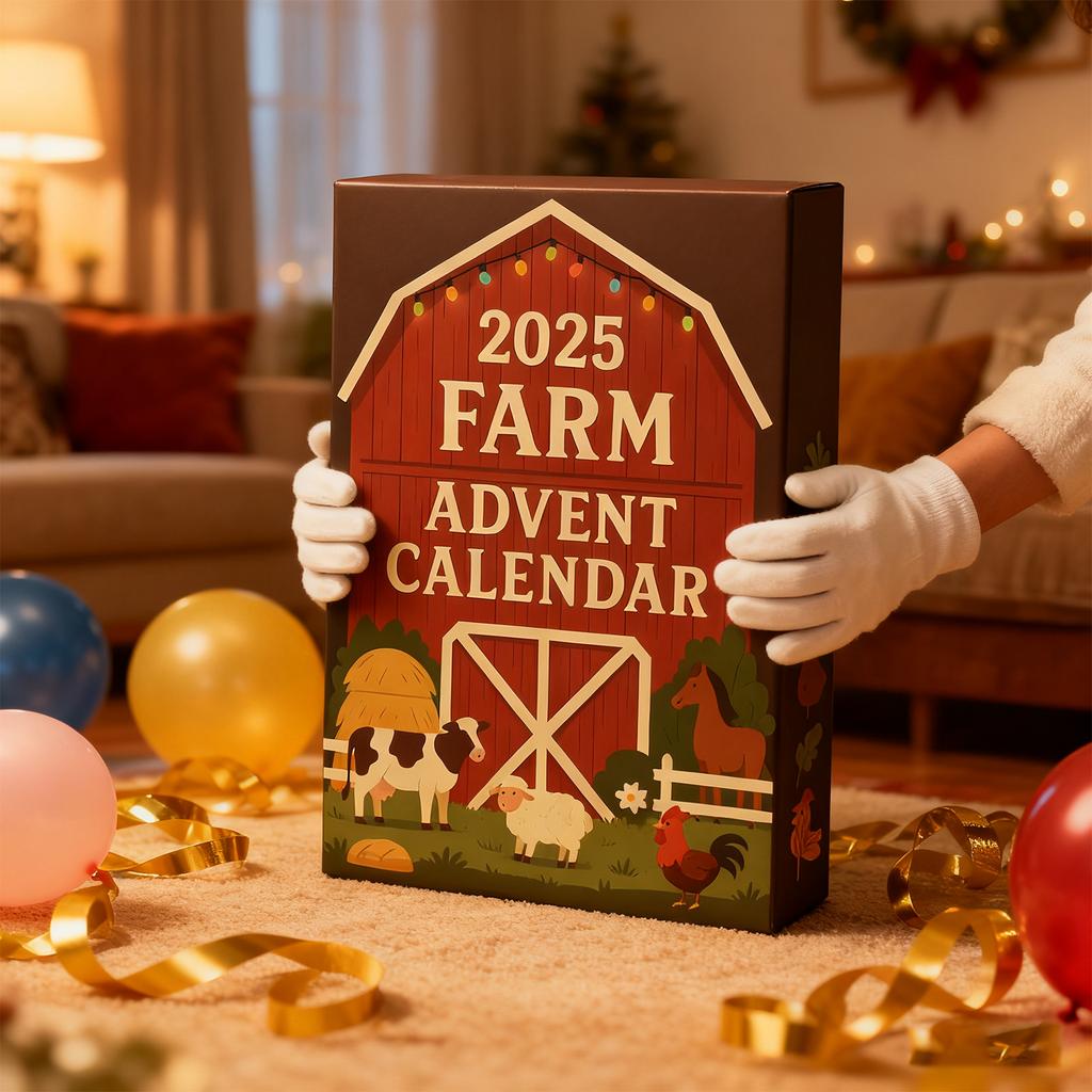 Il Calendario dell'Avvento Include 24 Regali, Calendario dell'Avvento e Regalo a Sorpresa