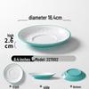 A5 Melamine Porcelain-Style Dessert Bowls: Creative Double-Ear Set for Sweets, Soup, Shaved Ice, and Snacks
