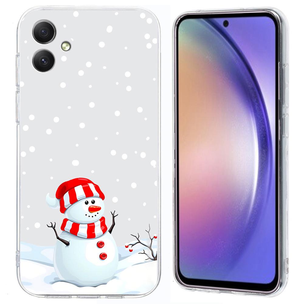For Samsung Galaxy A06 4G Case Christmas Pattern Print Soft TPU Phone Protector A