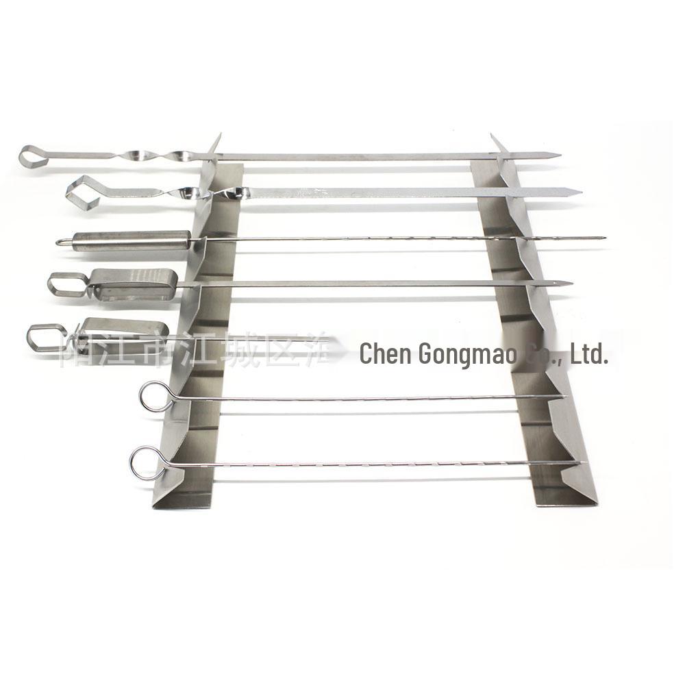 Stainless Steel Skewer Rack for Grills & Ovens