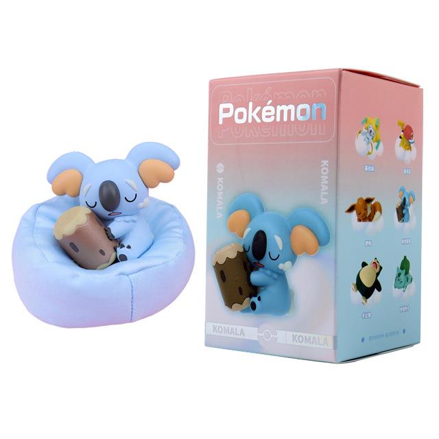 Original Cute Pokemon Model Toy Pikachu Charmander Bulbasaur Eevee Snorlax Action Figure Desktop Ornament