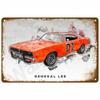 Vintage Motorcycle Tin Sign, Garage Workshop Dacha Decor 20x30cm
