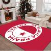 1PC rug Red And White Prague Football Carpet, Chair Rug,Area Rug for Office Bedroom living rooms bedroom, Doormat decor Christmas fan gifts