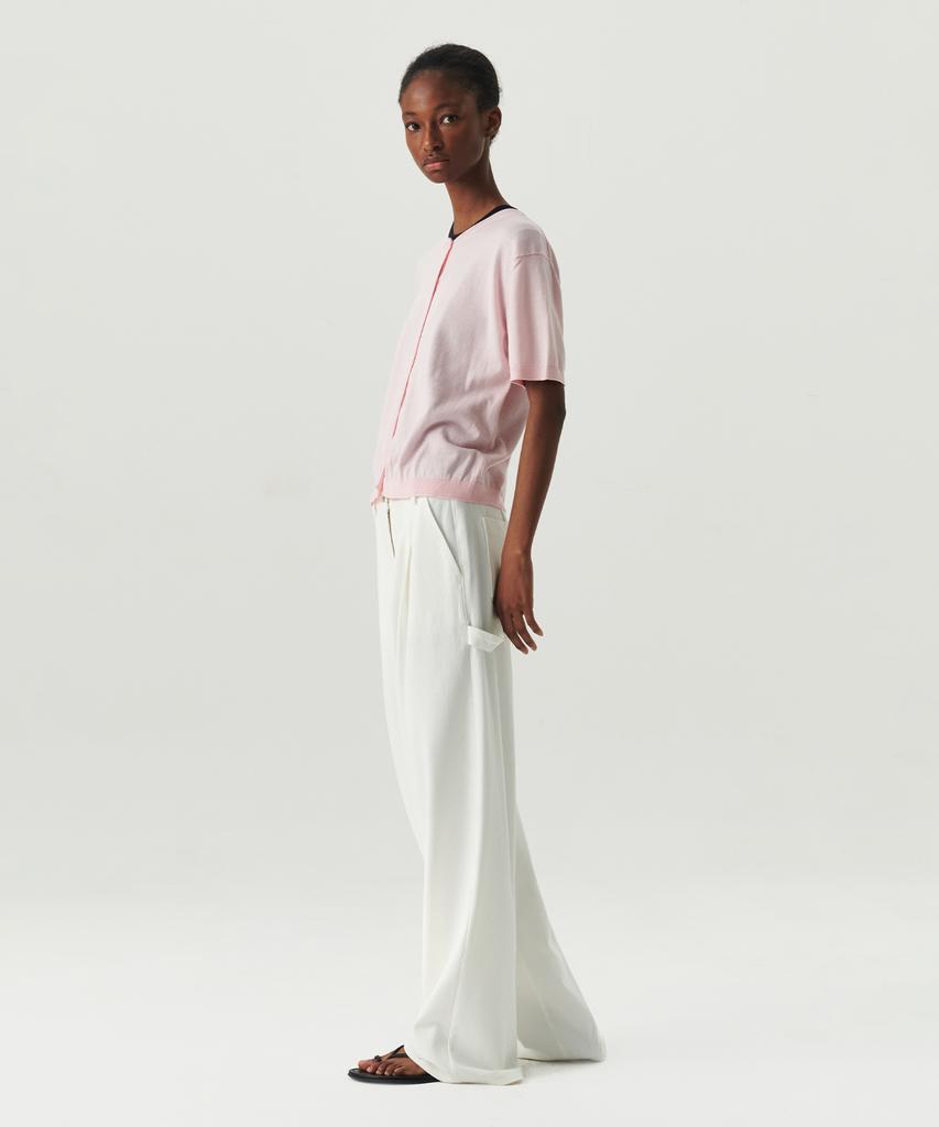 Leuba Carpenter Cotton Pants - White