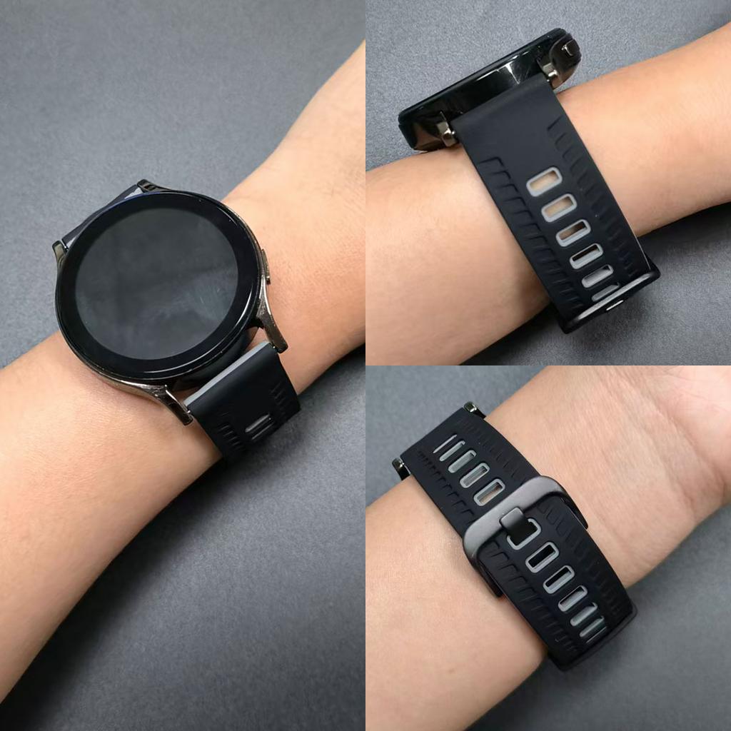 22mm Silicone Band For Samsung Galaxy Gear S3 Classic/Watch 3 45mm 46mm Strap For HUAWEI Watch GT6 pro/GT6 5 4 46mm Wrist Straps