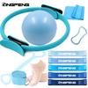 12Pcs Pilates Basic Set Fitness Ball Elastic Stretch Belt Back Shaping Muscle Training Fitness Yoga Equipment
