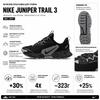 Nike Baskets Juniper Trail 3 pour hommes, noir, gris loup, photon-poussière FQ0904-001