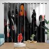 Blackout Curtains Anime Naruto with Grommet 3D Printed Blackout Curtain for Kids Adults Bedroom Living Room Home Decor
