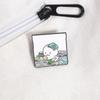 Cartoon Overwhelmed Book Lover Enamel Pin Exaggerated Figure Buried In Books Lapel Brooch Humorous Gift For Teens