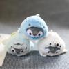 Cute Cartoon Penguin Stuffed Plush Dolls Toys Key Ring Bag Pendant Kids Toy Birthday Gifts Mini Animal Plush Doll Keychain