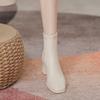2026 New Autumn Winter Short Plush Women Ankle Boots Ladies Concise Thick Heel Short Botas Zapatos De Mujer