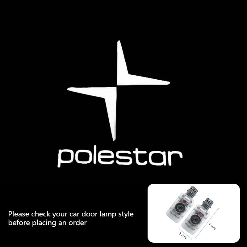 2Pcs Suitable for Volvo V40 V60 V90 XC40 XC60 XC90 S60 S90 car LED welcome lamp projector logo ghost lamp auto parts decoration.