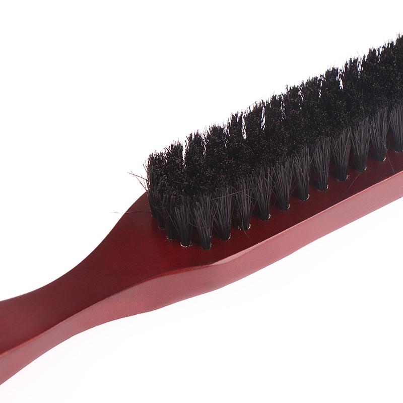 Trehåndtak Hårbørste Skjeggbørste Kam Grooming Aid For Men Hårbørster
