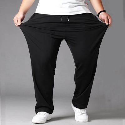 Men's Plus Size atletiske lange bukser Quick Dry Fitness Uformelle langbukser Komfortable langbukser