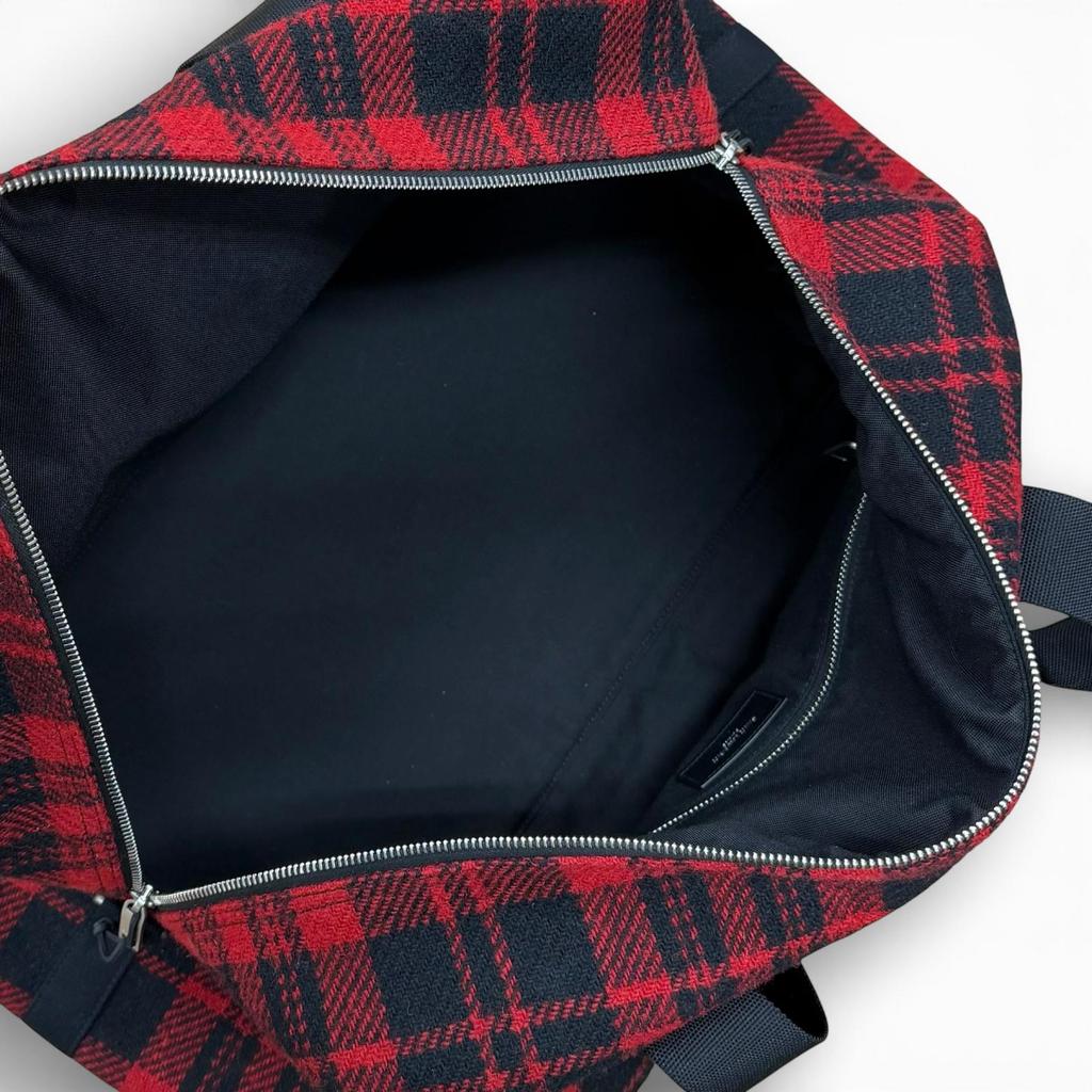Excellent SAINT LAURENT PARIS Boston bag Red wool Women 594400 Used