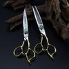 Semi-gold 6.0 Inch Nimpson Opal, Hair Scissors, Hair Scissors, Tooth Scissors, Thinned