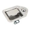 Stainless Steel Toolbox Lock Polished Finish Rust Proof Paddle Door Latch Handle for RV Trailer Truck