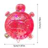 Glitter Turtle Shape Squeeze Toy Stress-relieving Fingertip Sensory Toy Anti Stress Sensory Fidget Toy Turtle Decompressions Toy