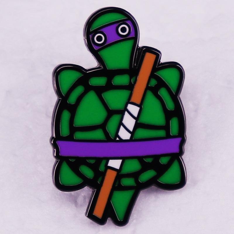 Donatello Turtle Brooch - Teenage Mutant Ninja Turtles Gaming Accessory
