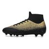 High-Top Football Shoes Ag Spikes Leather Foot Men And Women Children Teenagers Students Non-Slip Competition Outdoor Sports Shoes