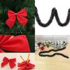 2m Dicke 65ftx90mm Lametta Weihnachtsbaumschmuck Weihnachts Schleife Girlande