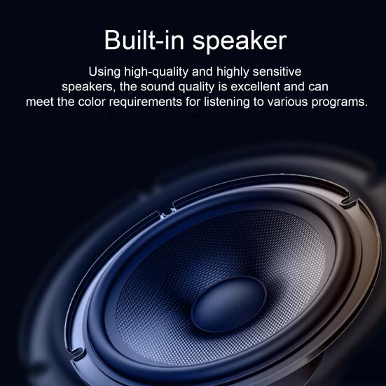 FM AM SW Portable Radio Home Outdoor Travel Emergency Survival Transistor Radio Rechargeable Stereo Sound Card-Type LCD Backlit Digital Radio Receiver