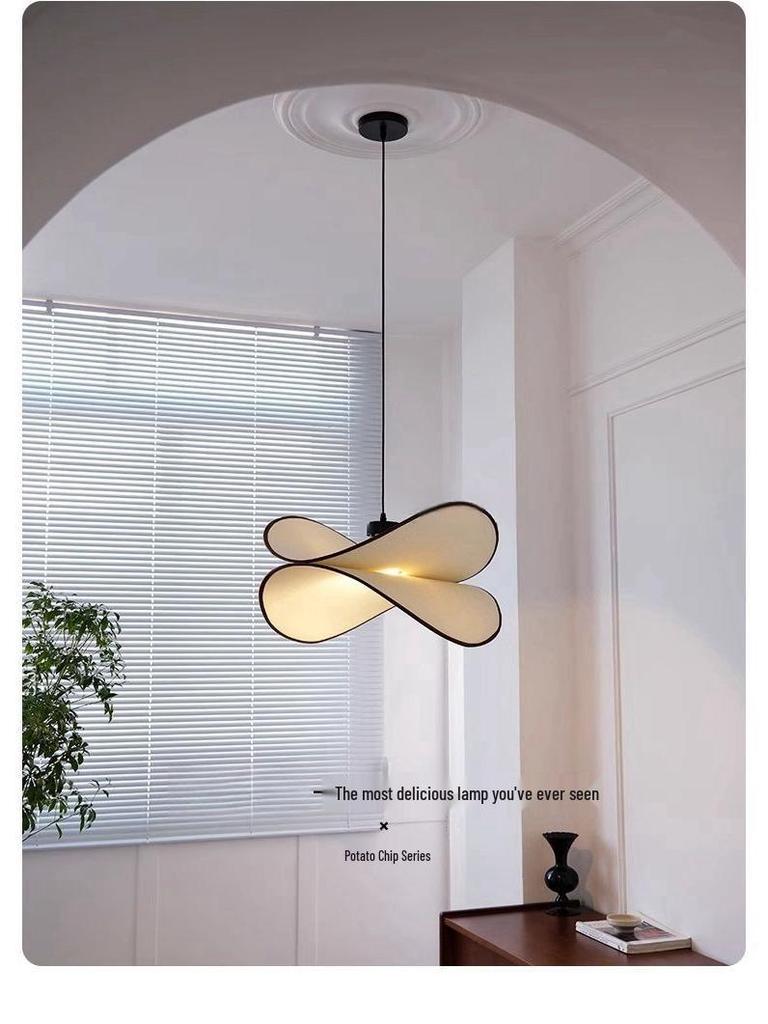 Mid-Century Wabi-Sabi Potato Chip Chandelier