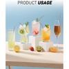 10 Pack Stainless Steel Straws for 40 Oz Tumbler, 12" Reble Long Metal Straw with 2 Cleaner Brush 1 Carry Bag (5 Straight 5 Curved)