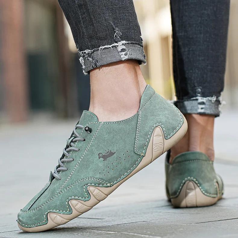 Men's Spring Summer New Breathable Shoe Soft Soles Fashionable Versatile Casual Men's Travel Shoes for One Foot Shoes for Men