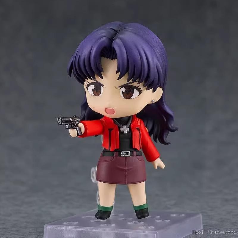 Neon Genesis Evangelion 2333 Misato Katsuragi Articulated Action Figure With Interchangeable Faces Replica Ship Within 12 Hours