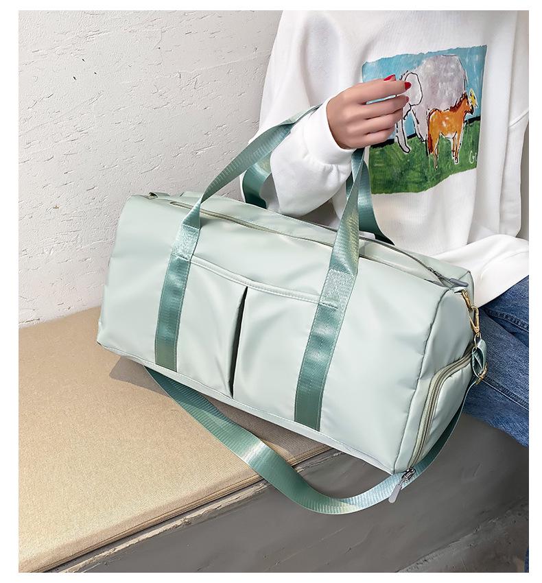 Stylish Women's Wet/Dry Swim & Gym Shoulder Bag – Lightweight, Trendy Sports Handbag for Travel & Yoga